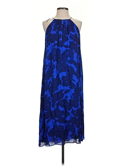 Pre-owned J.crew Collection Cocktail Dress In Blue