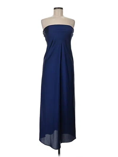 Pre-owned J.crew Collection Cocktail Dress In Blue
