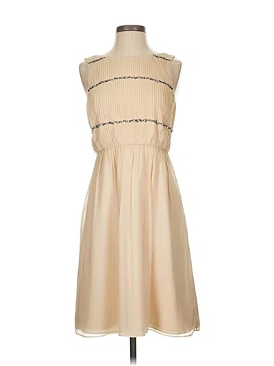 Pre-owned J.crew Collection Cocktail Dress In Brown