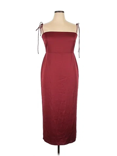 Pre-owned J.crew Collection Cocktail Dress In Burgundy