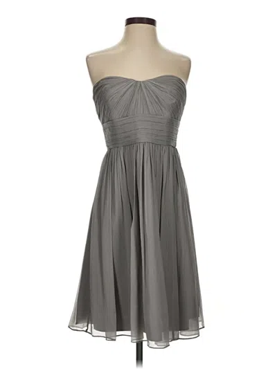 Pre-owned J.crew Collection Cocktail Dress In Gray