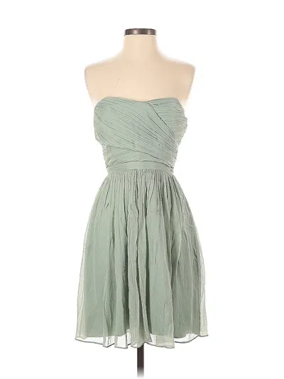 Pre-owned J.crew Collection Cocktail Dress In Green