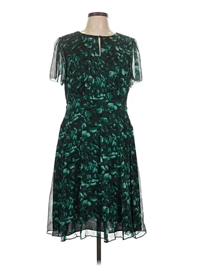 Pre-owned J.crew Collection Cocktail Dress In Green