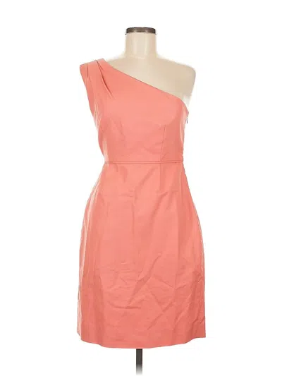 Pre-owned J.crew Collection Cocktail Dress In Orange