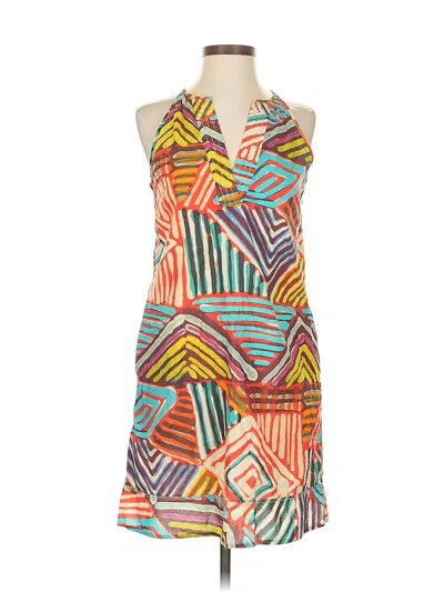 Pre-owned J.crew Collection Cocktail Dress In Orange