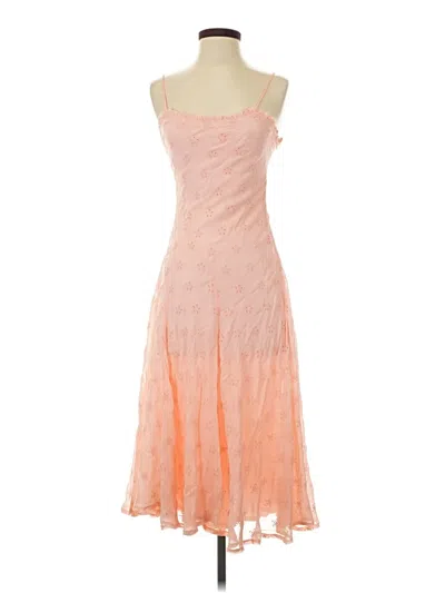 Pre-owned J.crew Collection Cocktail Dress In Orange