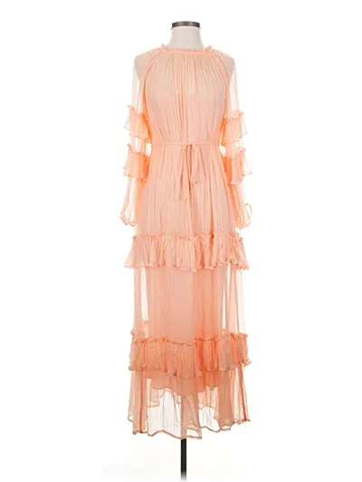 Pre-owned J.crew Collection Cocktail Dress In Orange