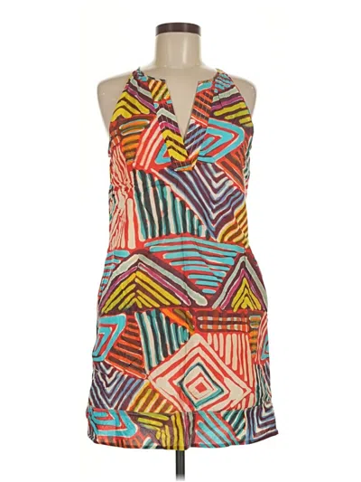 Pre-owned J.crew Collection Cocktail Dress In Orange