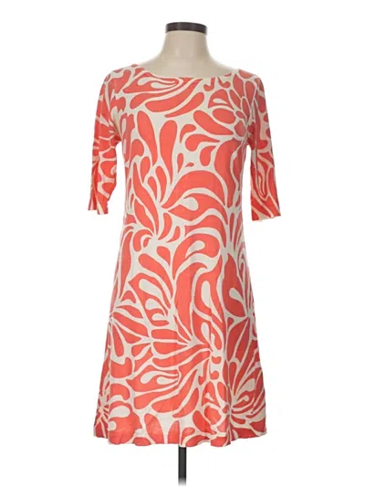 Pre-owned J.crew Collection Cocktail Dress In Orange