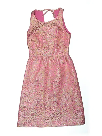 Pre-owned J.crew Collection Cocktail Dress In Pink