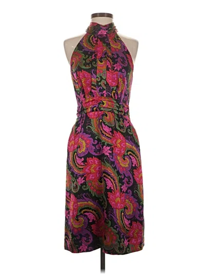 Pre-owned J.crew Collection Cocktail Dress In Purple