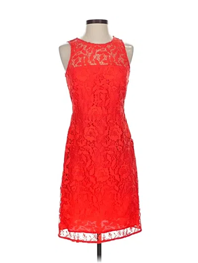 Pre-owned J.crew Collection Cocktail Dress In Red