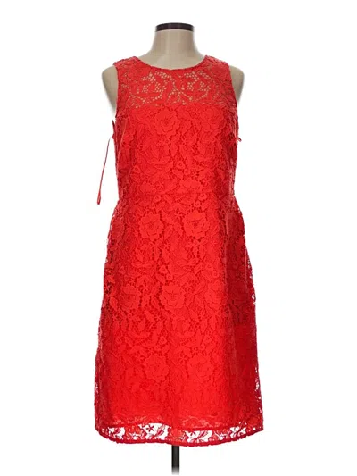 Pre-owned J.crew Collection Cocktail Dress In Red