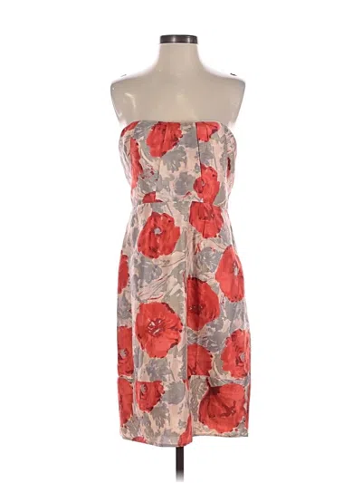 Pre-owned J.crew Collection Cocktail Dress In Red