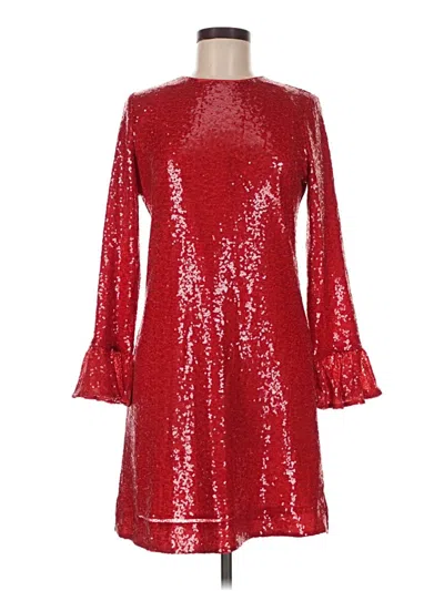 Pre-owned J.crew Collection Cocktail Dress In Red