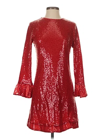 Pre-owned J.crew Collection Cocktail Dress In Red