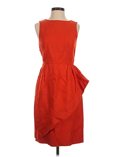 Pre-owned J.crew Collection Cocktail Dress In Red