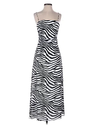 Pre-owned J.crew Collection Cocktail Dress In Silver