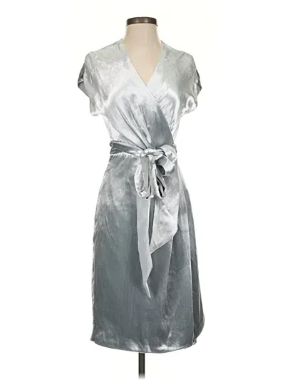 Pre-owned J.crew Collection Cocktail Dress In Silver
