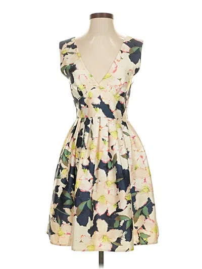 Pre-owned J.crew Collection Cocktail Dress In White