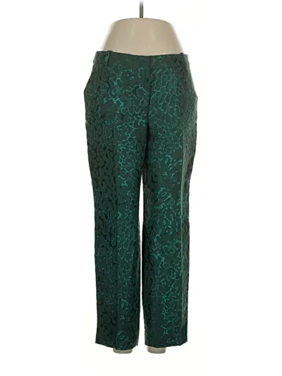 Pre-owned J.crew Collection Dress Pants In Green