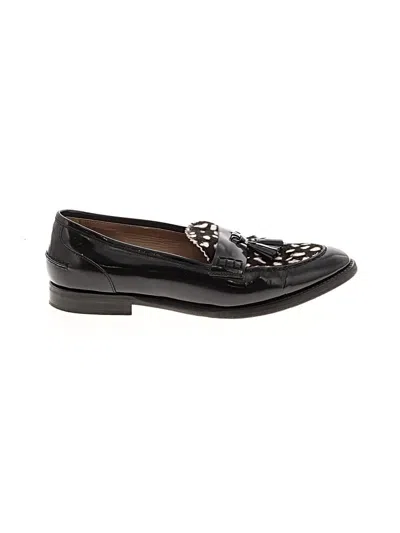 Pre-owned J.crew Collection Flats In Black