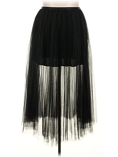 Pre-owned J.crew Collection Formal Skirt In Black