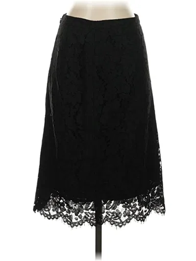 Pre-owned J.crew Collection Formal Skirt In Black