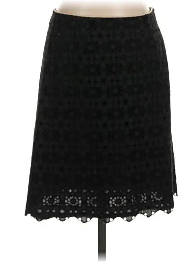Pre-owned J.crew Collection Formal Skirt In Black