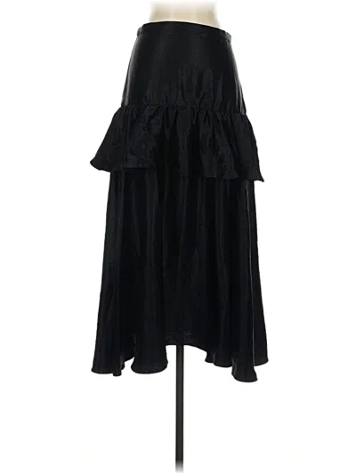 Pre-owned J.crew Collection Formal Skirt In Black