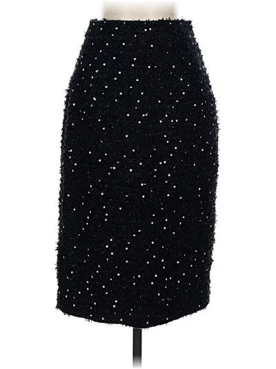 Pre-owned J.crew Collection Formal Skirt In Black