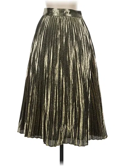 J.crew Collection Formal Skirt In Gold