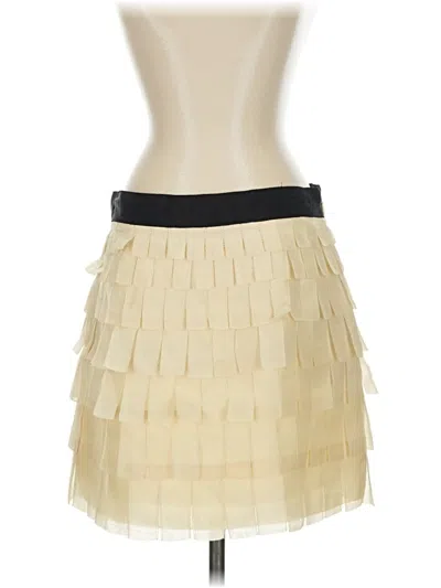 Pre-owned J.crew Collection Formal Skirt In Ivory