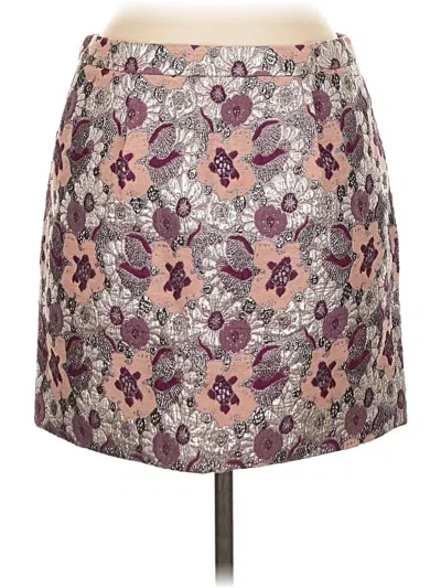 Pre-owned J.crew Collection Formal Skirt In Purple