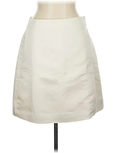 J.crew Collection Formal Skirt In White