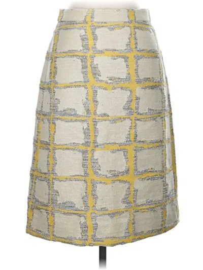 J.crew Collection Formal Skirt In Yellow