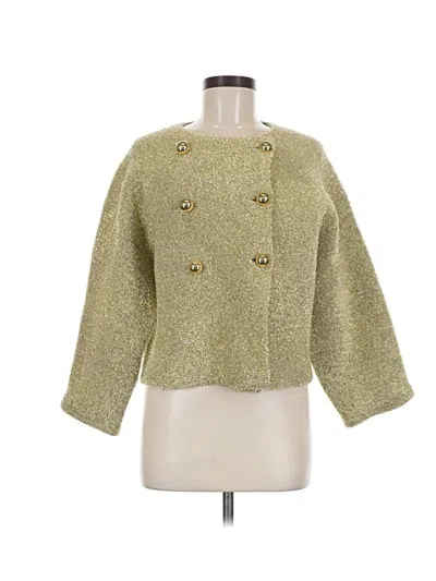 Pre-owned J.crew Collection Jacket In Gold