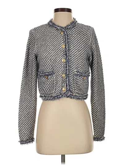 Pre-owned J.crew Collection Jacket In Gray
