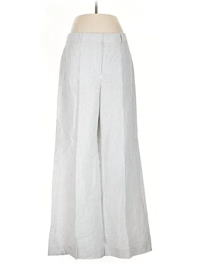 J.crew Collection Linen Pants In Gray
