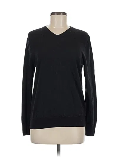 Pre-owned J.crew Collection Long Sleeve T-shirt In Black