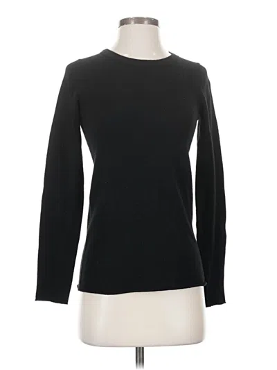 Pre-owned J.crew Collection Long Sleeve T-shirt In Black