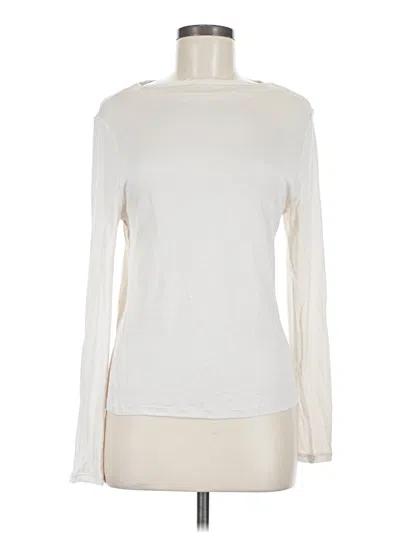 Pre-owned J.crew Collection Long Sleeve Turtleneck In Ivory