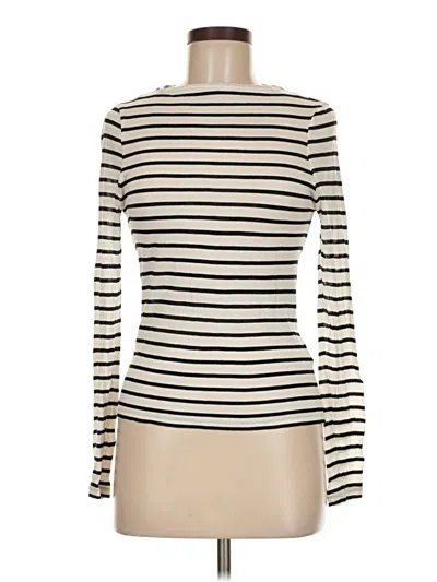 Pre-owned J.crew Collection Long Sleeve Turtleneck In White