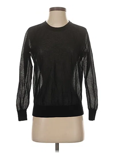 Pre-owned J.crew Collection Pullover Sweater In Black