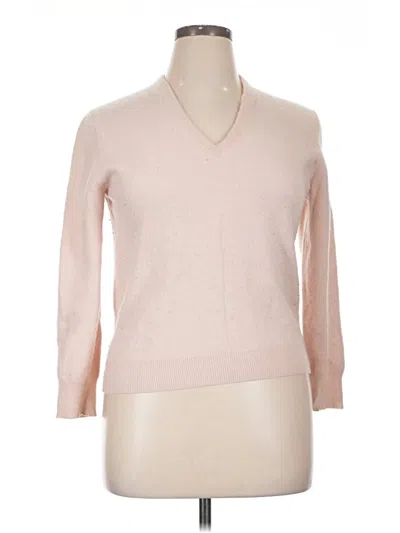 Pre-owned J.crew Collection Pullover Sweater In Pink