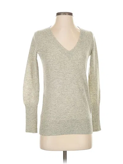 Pre-owned J.crew Collection Pullover Sweater In Silver