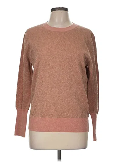 Pre-owned J.crew Collection Pullover Sweater In Tan