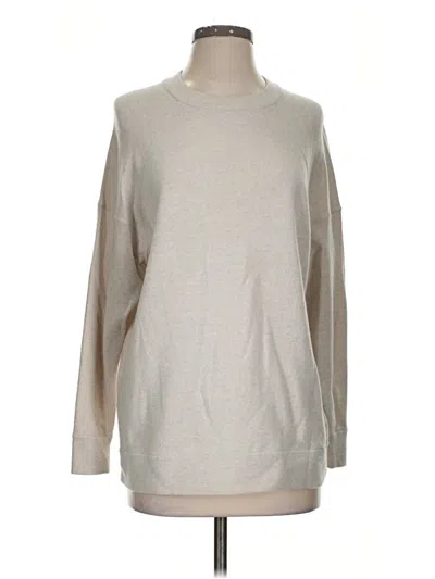 Pre-owned J.crew Collection Pullover Sweater In Tan