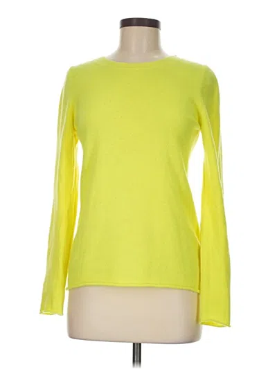 Pre-owned J.crew Collection Pullover Sweater In Yellow