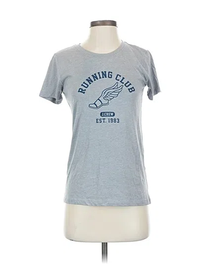 Pre-owned J.crew Collection Short Sleeve T-shirt In Gray